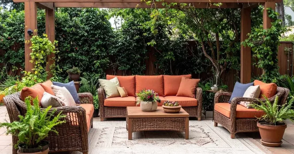decoración patio interior