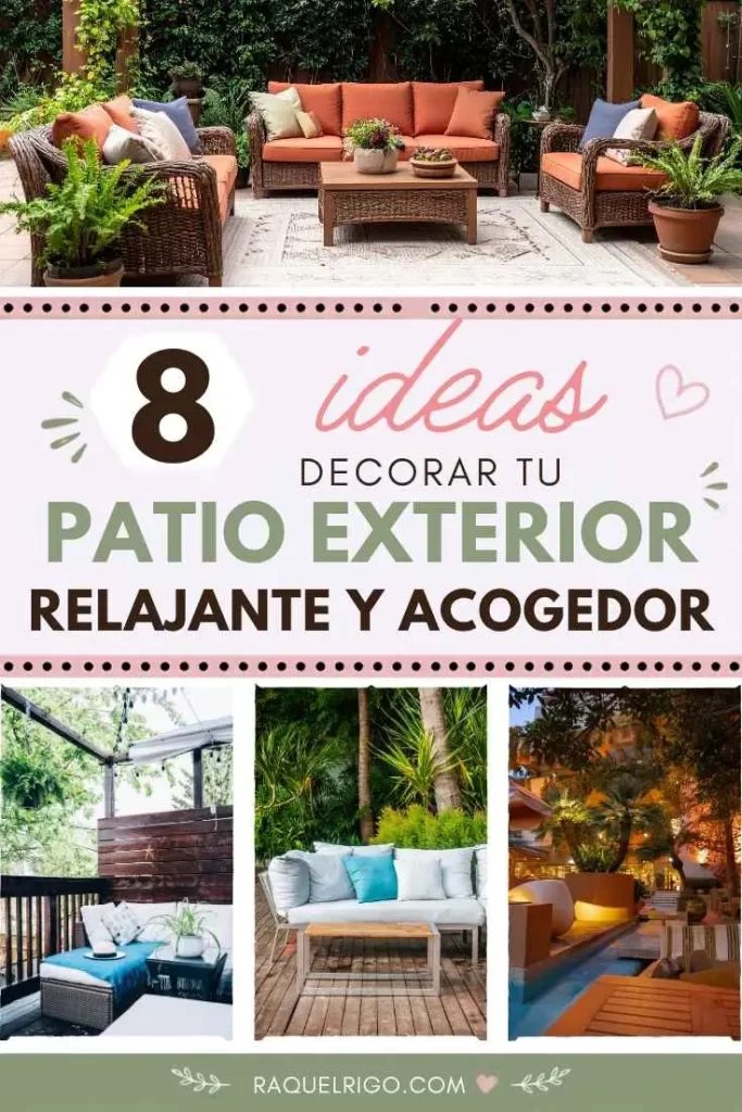 decoración patio interior